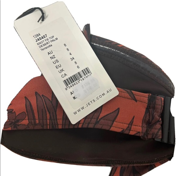 COPY - JETS Desert Palm Knot Tie Bikini Top (4) Retail $111 Anthr… - Picture 3 of 6